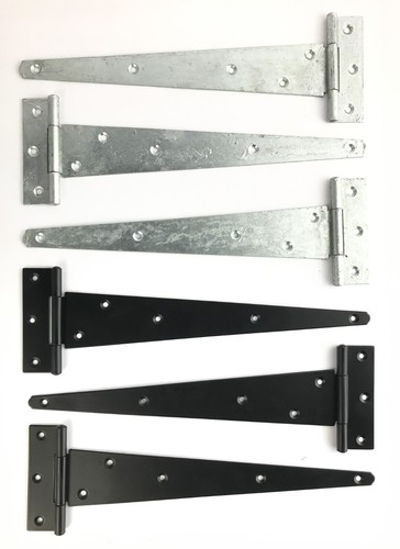 Heavy duty tee hinges black - hinges,