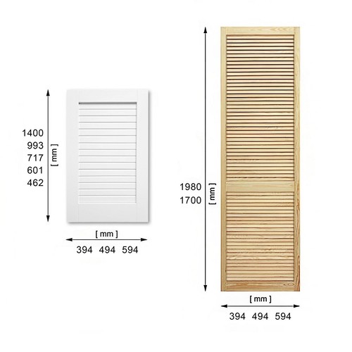 Classic solid wood - solid, wave